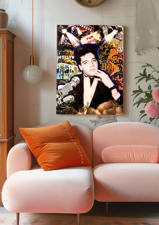 Headed to Hollywood- Original 18x24 Resin Canvas