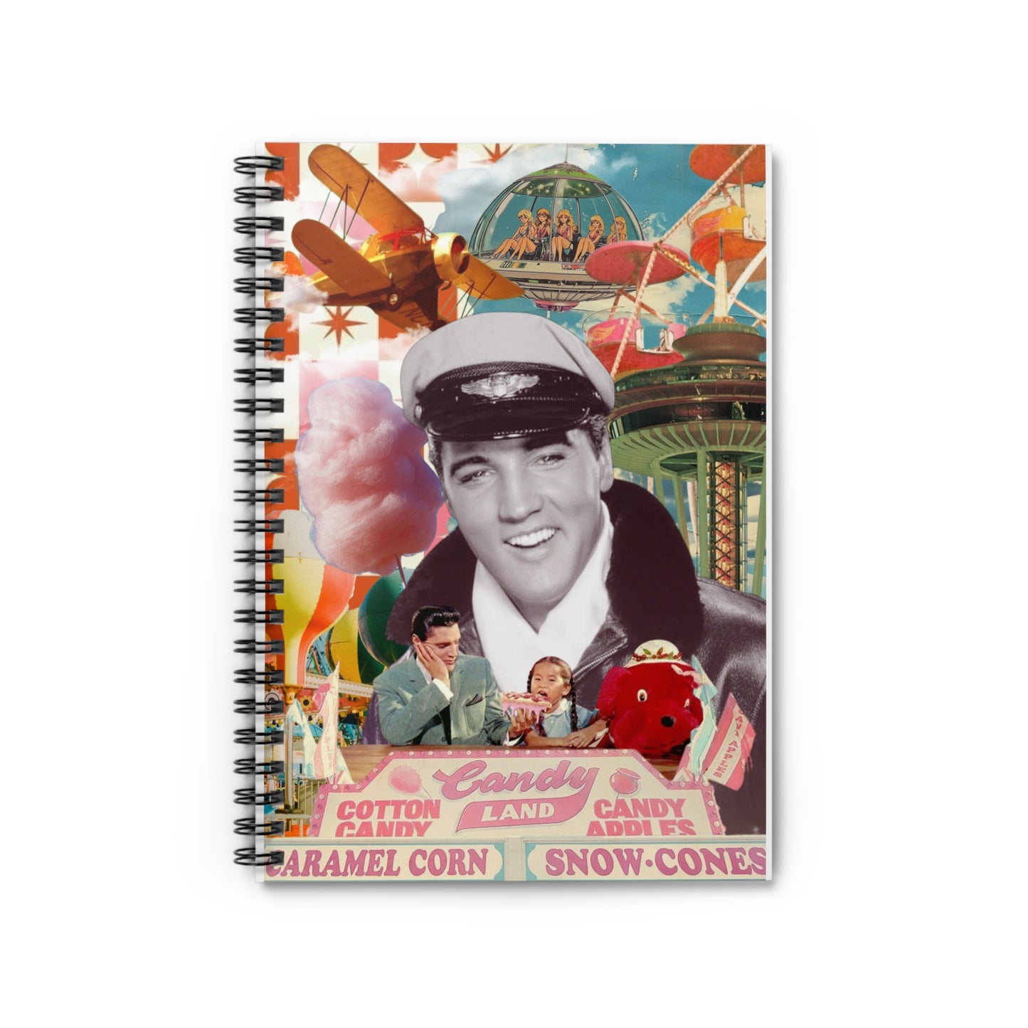 “Cotton Candy Land” Spiral Notebook - Ruled Line