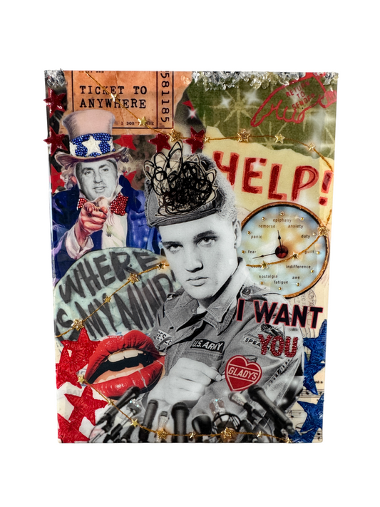 Serving Through Sorrow- Original 18x24 Resin Canvas