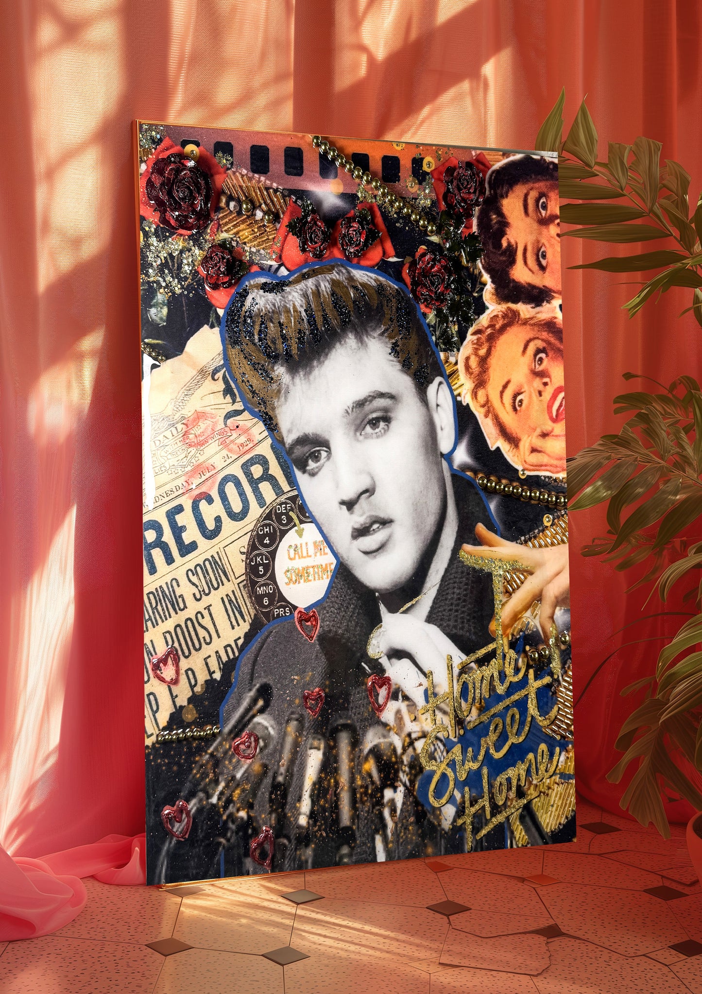 Back in Memphis- Original 18x24 Resin Canvas