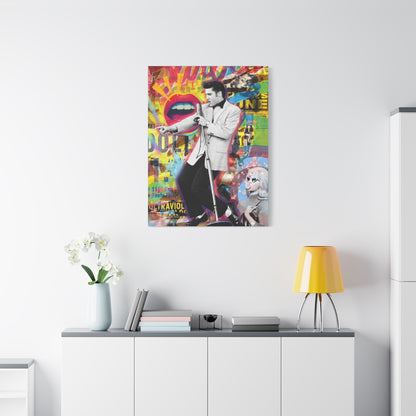 Ultraviolet Rebel Stretched CANVAS Print