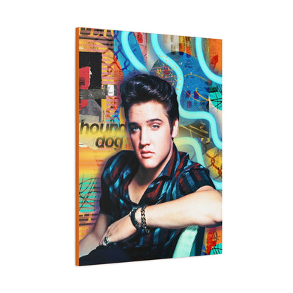 Hound Dog Stretched CANVAS Print