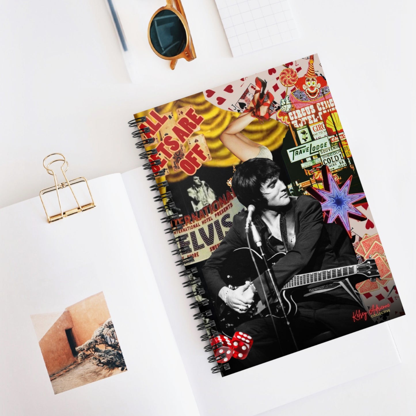 Vegas Nights Spiral Notebook - Ruled Line