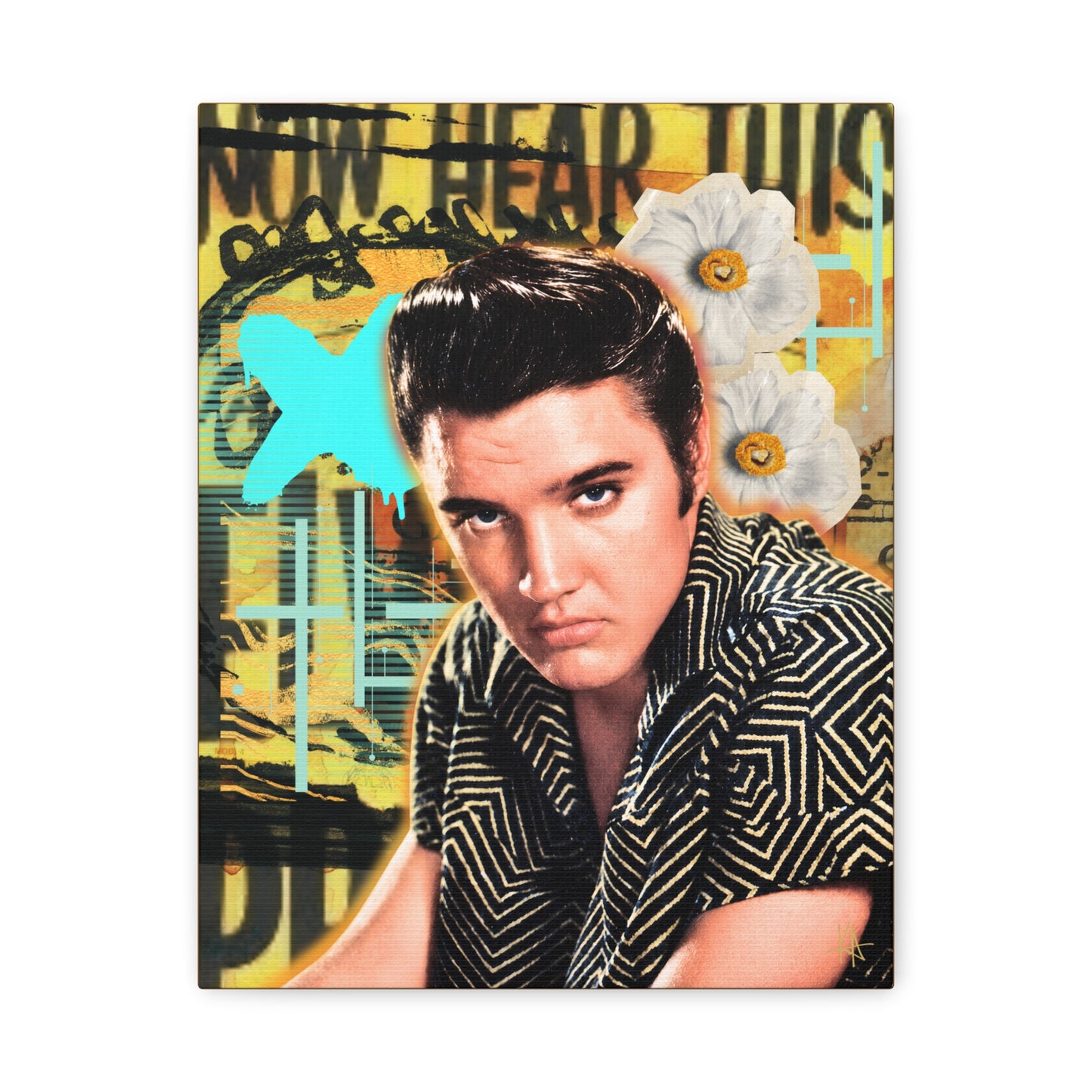 Hi-Fi Hillbilly -Stretched CANVAS Print