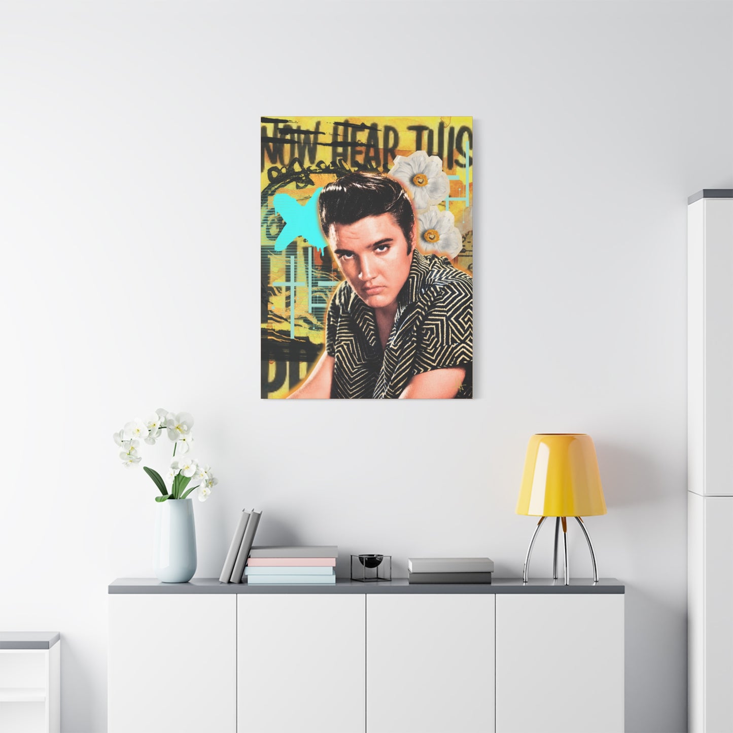 Hi-Fi Hillbilly -Stretched CANVAS Print