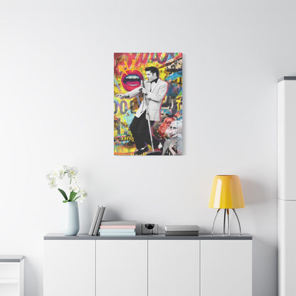 Ultraviolet Rebel Stretched CANVAS Print