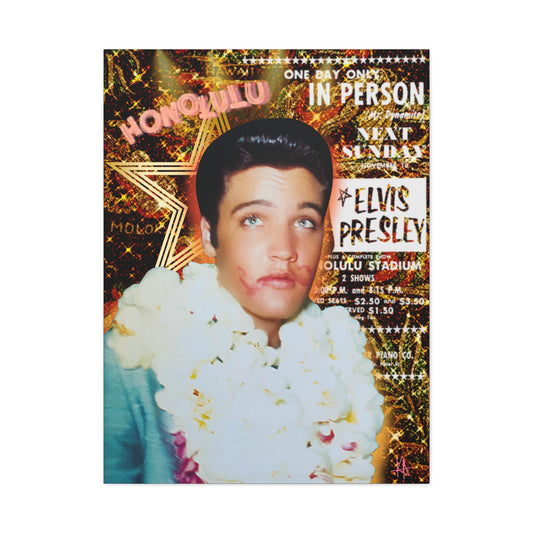Hawaiian Kisses-Limited Stretched CANVAS Print