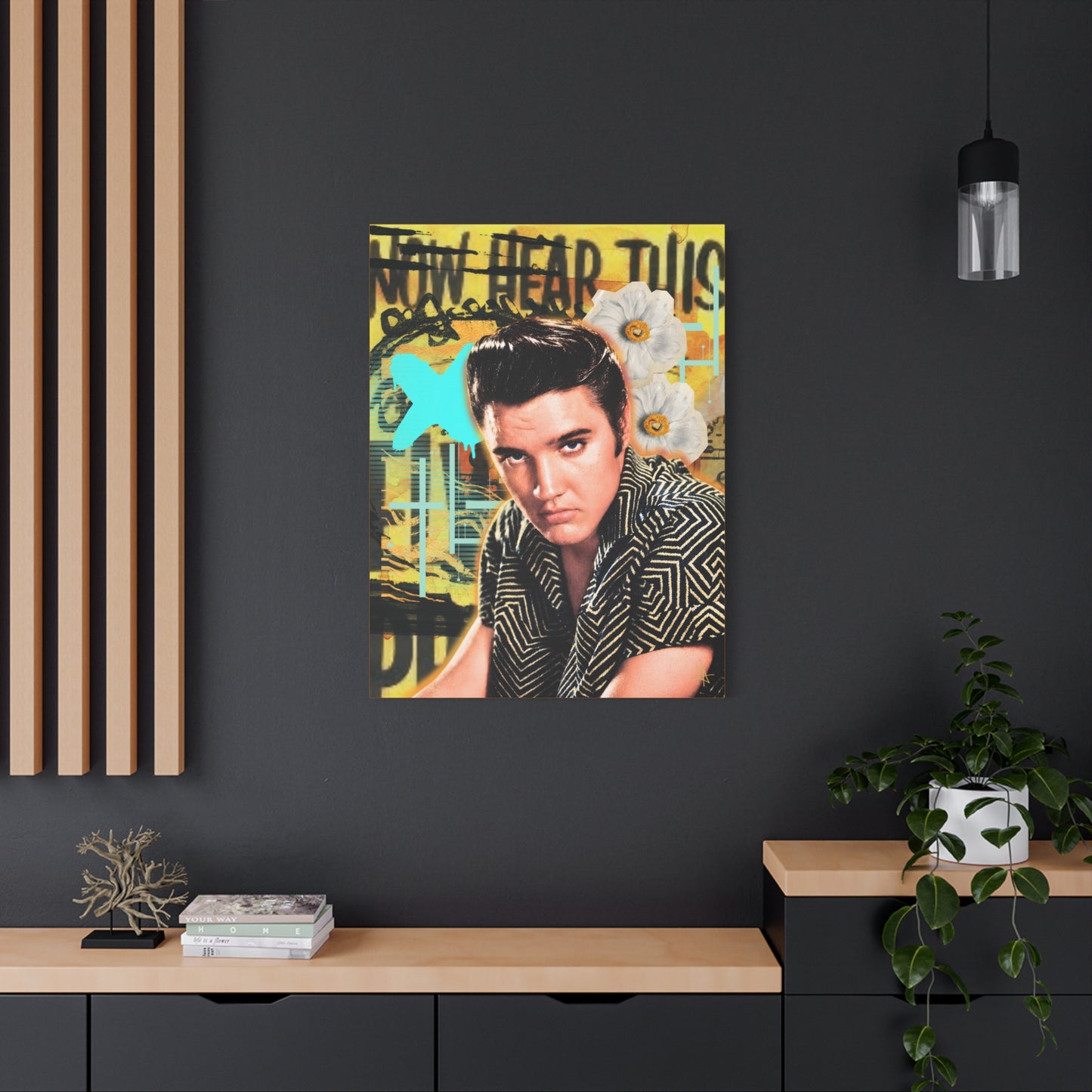 Hi-Fi Hillbilly -Stretched CANVAS Print