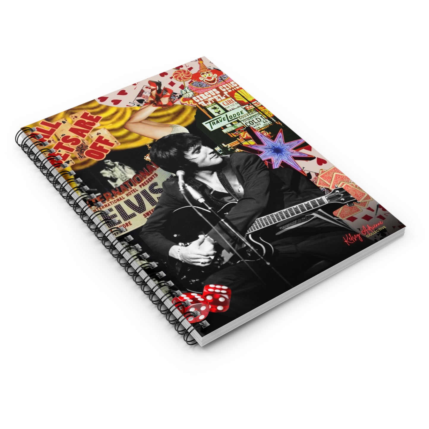 Vegas Nights Spiral Notebook - Ruled Line