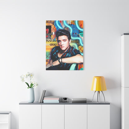 Hound Dog Stretched CANVAS Print