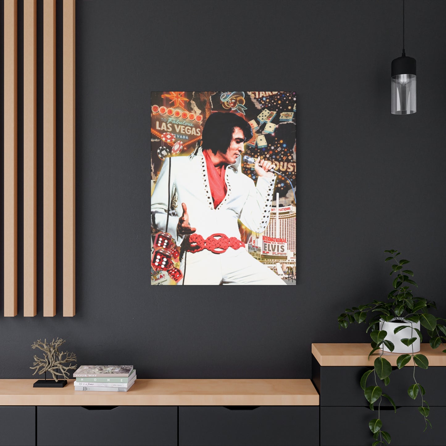 Bright Light City -Stretched CANVAS Print