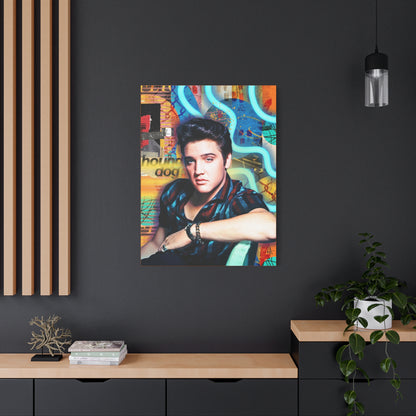 Hound Dog Stretched CANVAS Print