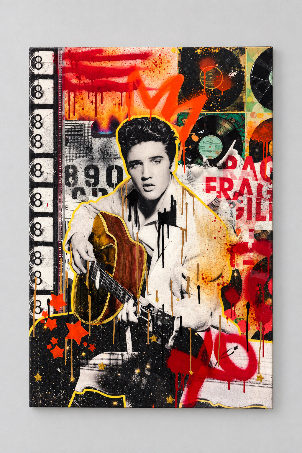 Treat Me Nice| Original 24x36 Resin Canvas