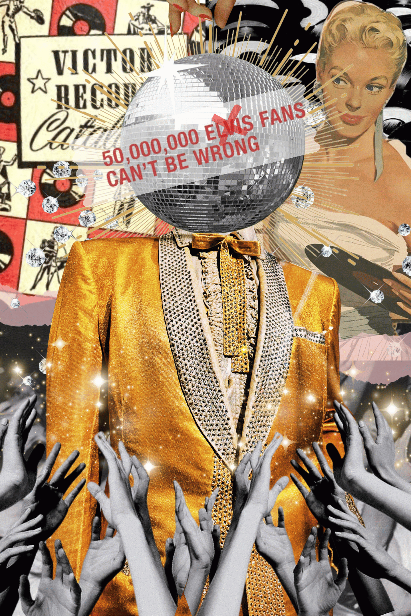 Lamè it On Me- Original 24x36 Resin Canvas