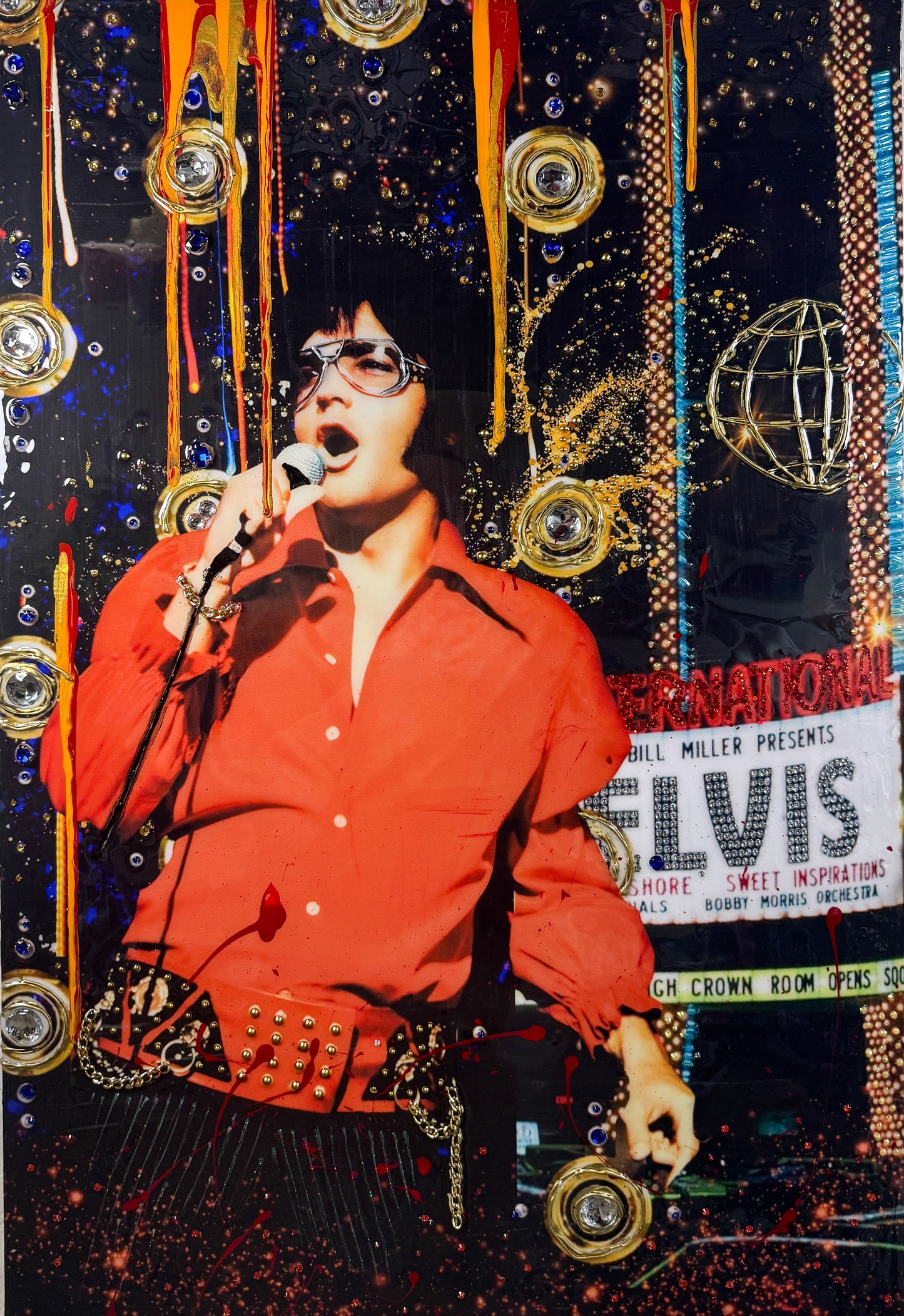 Oh Happy Day- Original 24x36 Resin Canvas