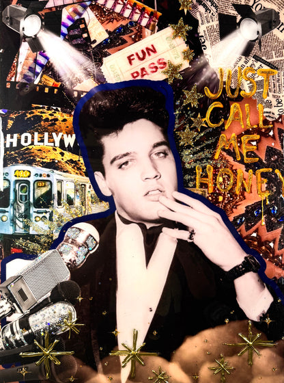 Headed to Hollywood- Original 18x24 Resin Canvas