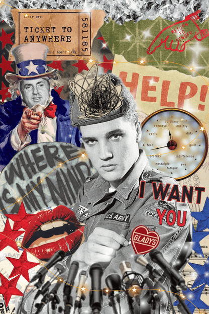 Serving Through Sorrow- Original 18x24 Resin Canvas