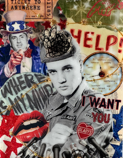 Serving Through Sorrow- Original 18x24 Resin Canvas