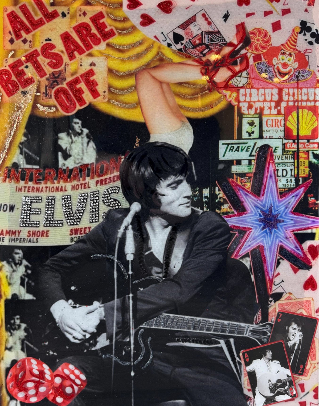 Roll of the Dice- Original 18x24 Resin Canvas