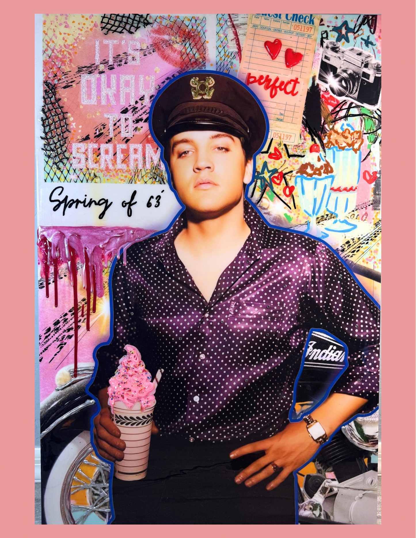 Sweet Treat | Original 24x36  Resin Canvas