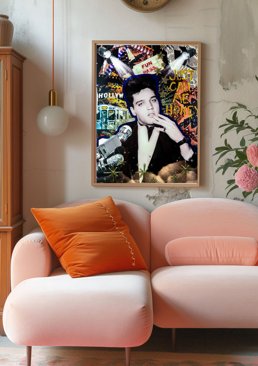 Headed to Hollywood- Original 18x24 Resin Canvas